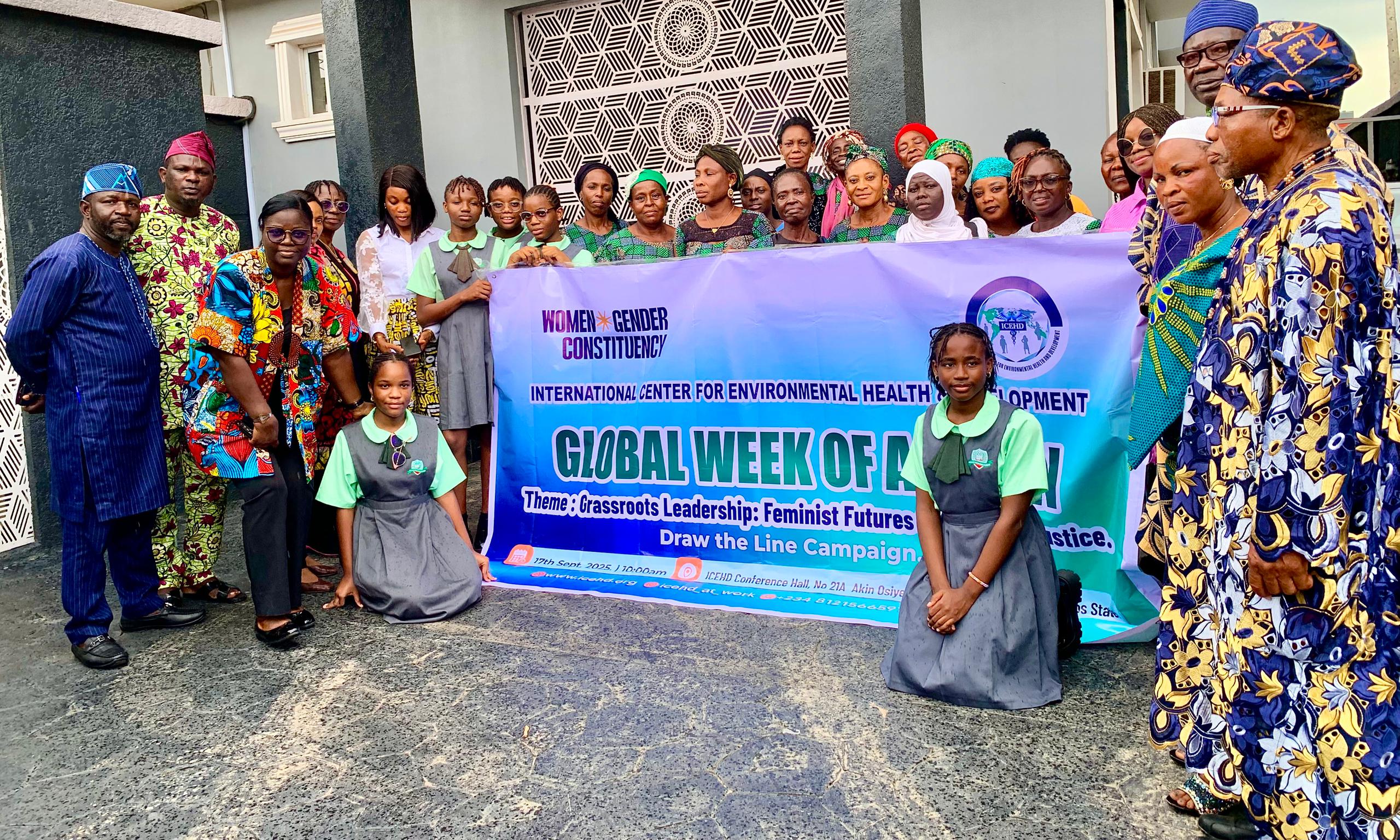 Grassroots Leadership: Feminist Futures for Climate Justice – ICEHD Community Engagement in Lagos